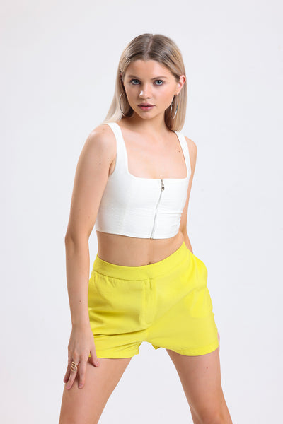 Cemine Women's Vibrant Lemon Modal Blend Shorts