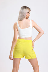 Cemine Women's Vibrant Lemon Modal Blend Shorts