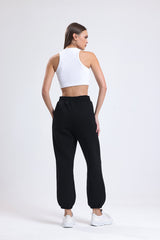 Cemine Women's Athletic-Inspired NY Graphic Joggers