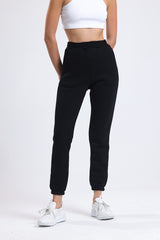 Cemine Women's Premium Cotton Joggers Black